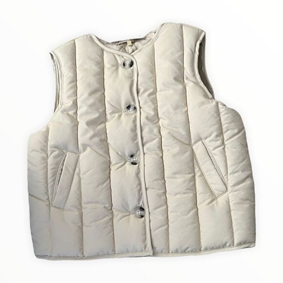 ZARA Kids | Cream | PADDED VEST - Picture 3 of 5